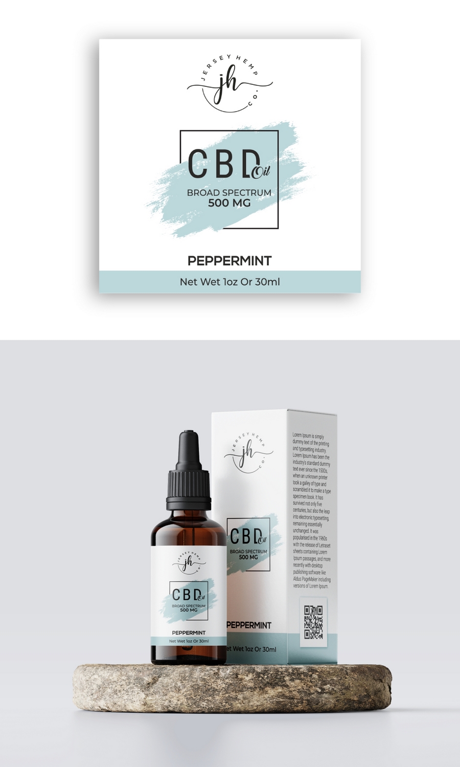 JHCo 500 mg CBD酊