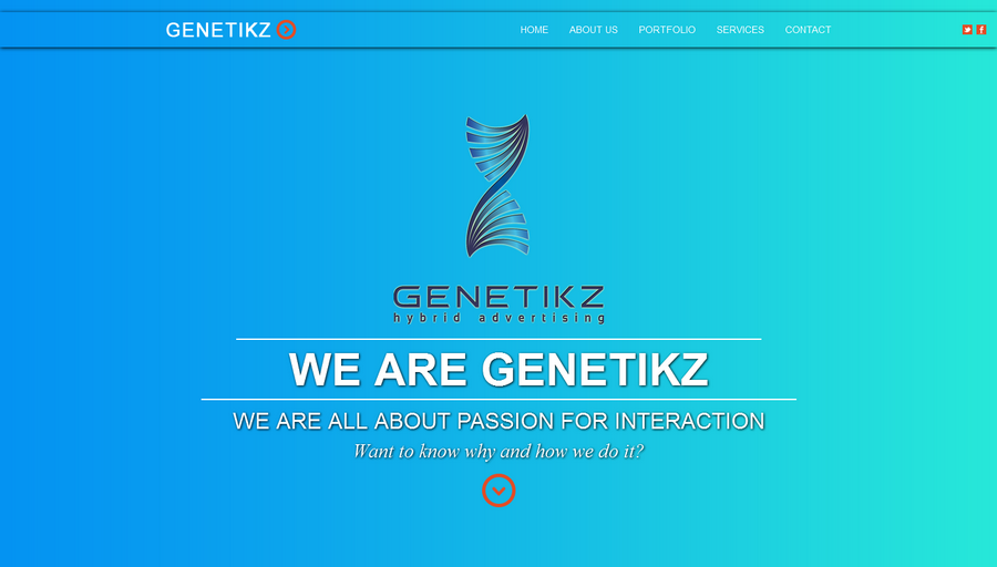 Genetikz 网页设计项目