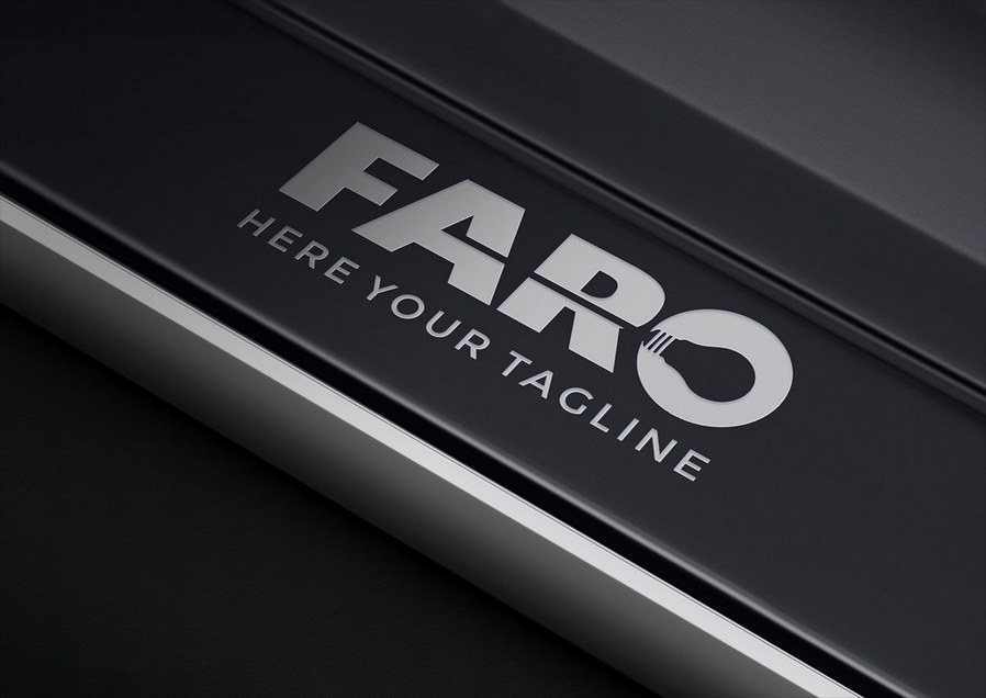 为灯具产品创建徽标名称Faro