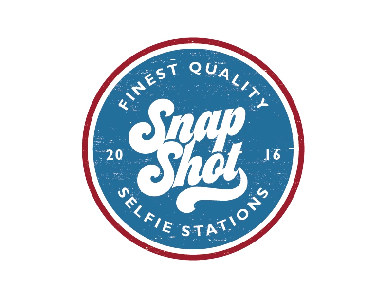 SnapShot自助车站复古复古徽标