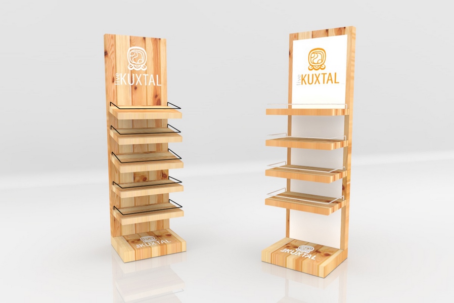 天然化妝品展臺(tái)