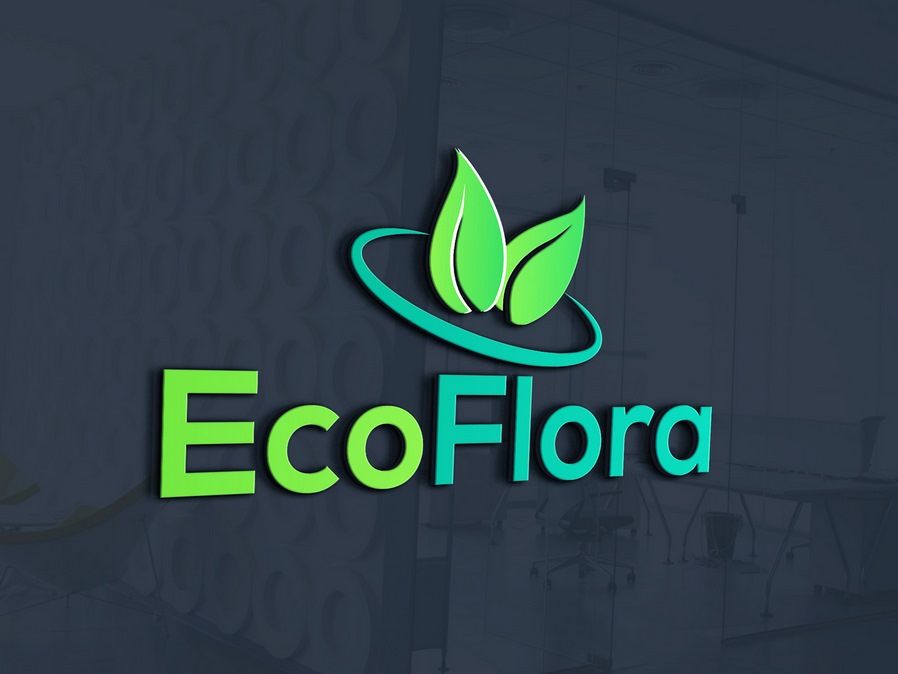 初创公司EcoFlora标识