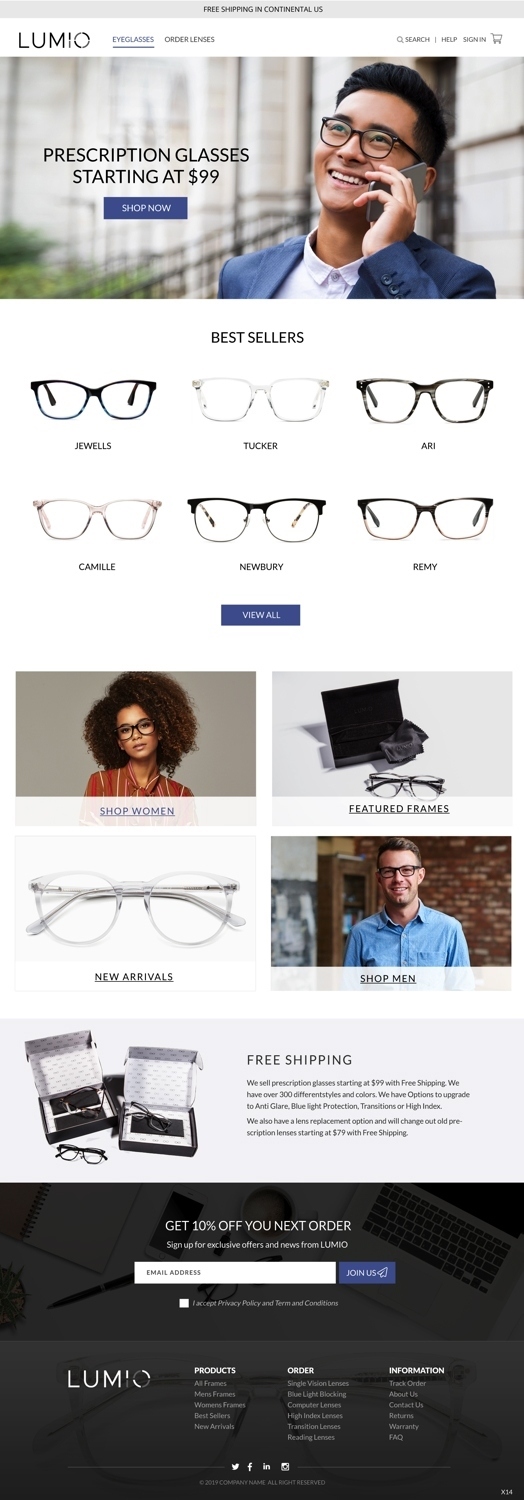 在线处方眼镜公司网站