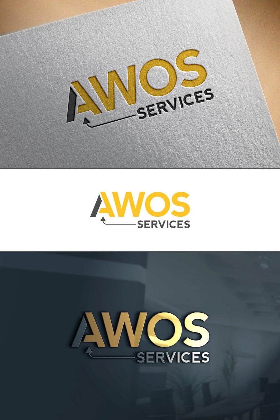為“AWOS服務”創建新徽標