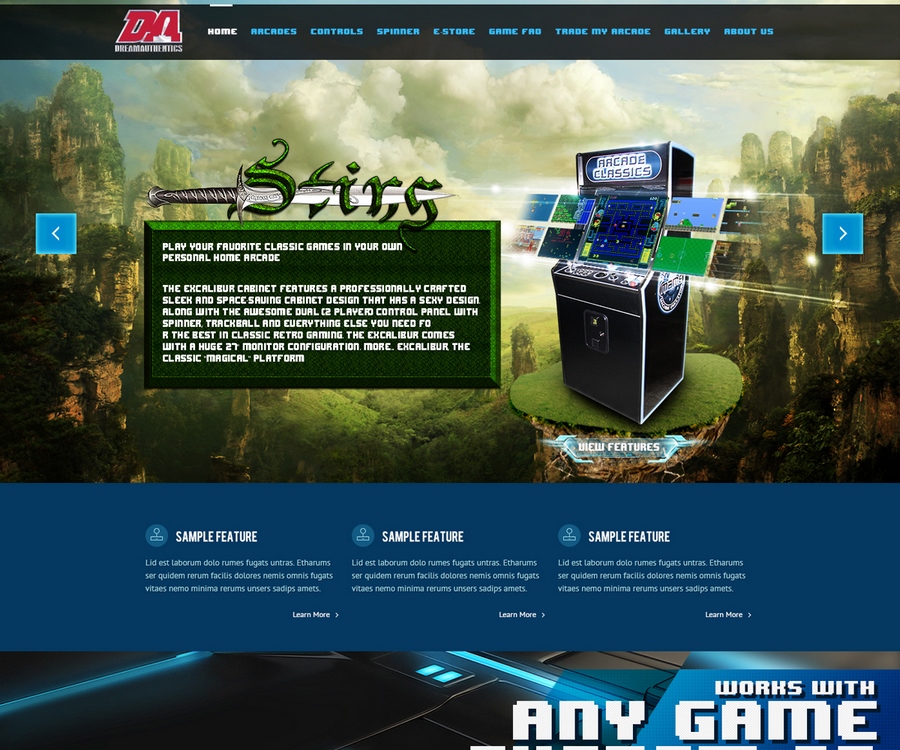 电子游戏公司乐趣，爆发力惊人网站设计