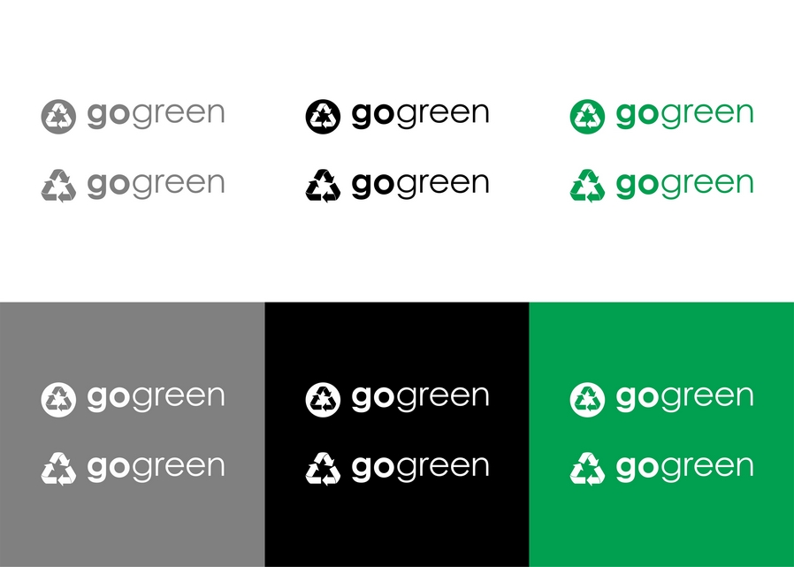 “Go Green”徽標請閱讀并查看附件