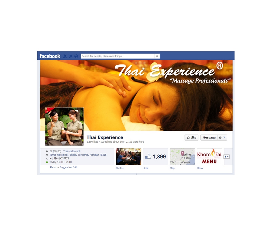 泰国体验按摩脸书设计项目