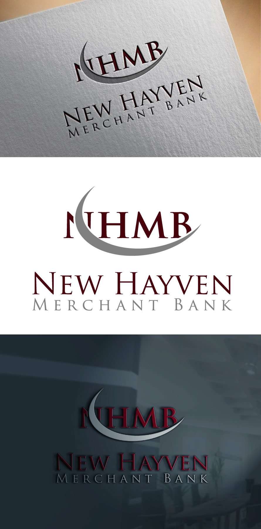 新海文商业银行标志设计