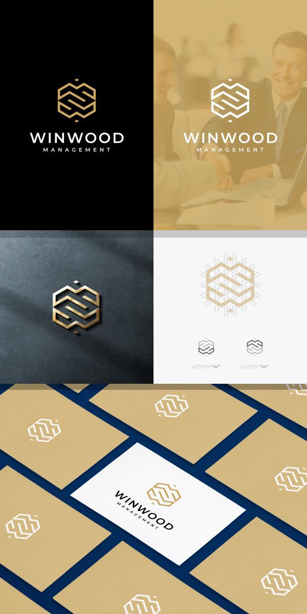 溫伍德管理公司標志設計