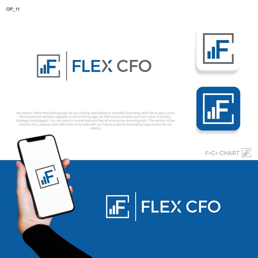 Flex CFO公司徽标设计