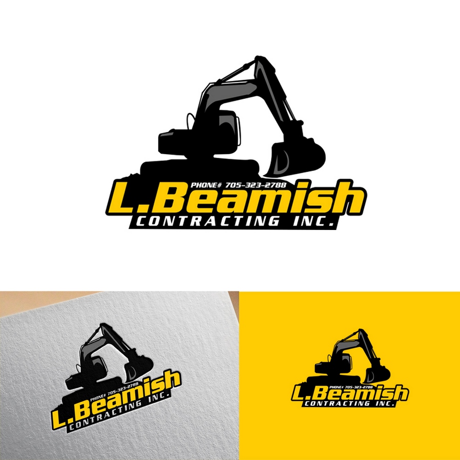 L Beamish合同公司徽標設計