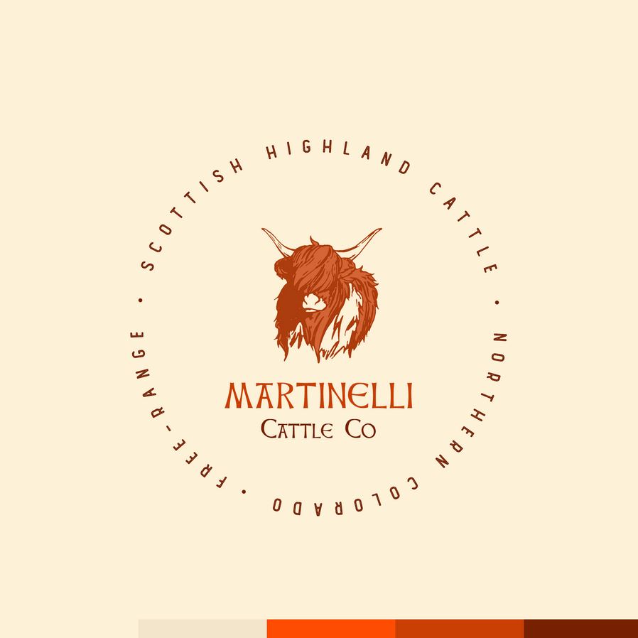 Martinelli牛公司标志