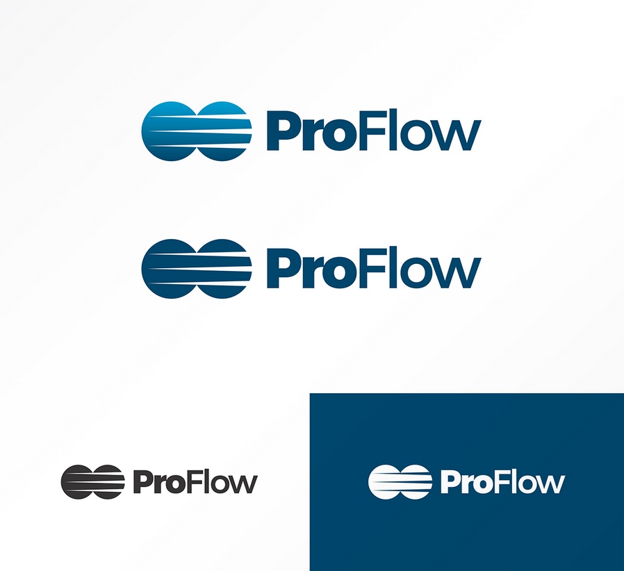 ProFlow徽標設計