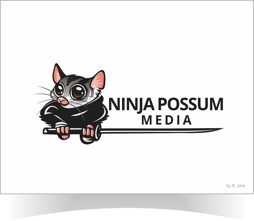 忍者POSSUM媒體標志設計