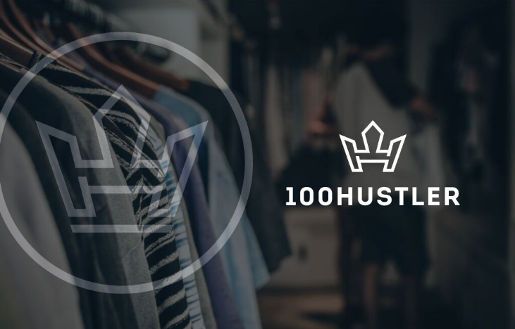 100Hustler高級服裝標識設計