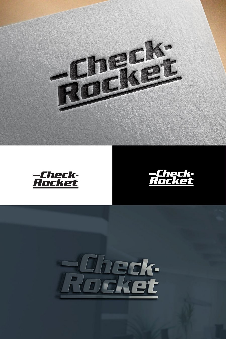 CheckRocket徽标设计