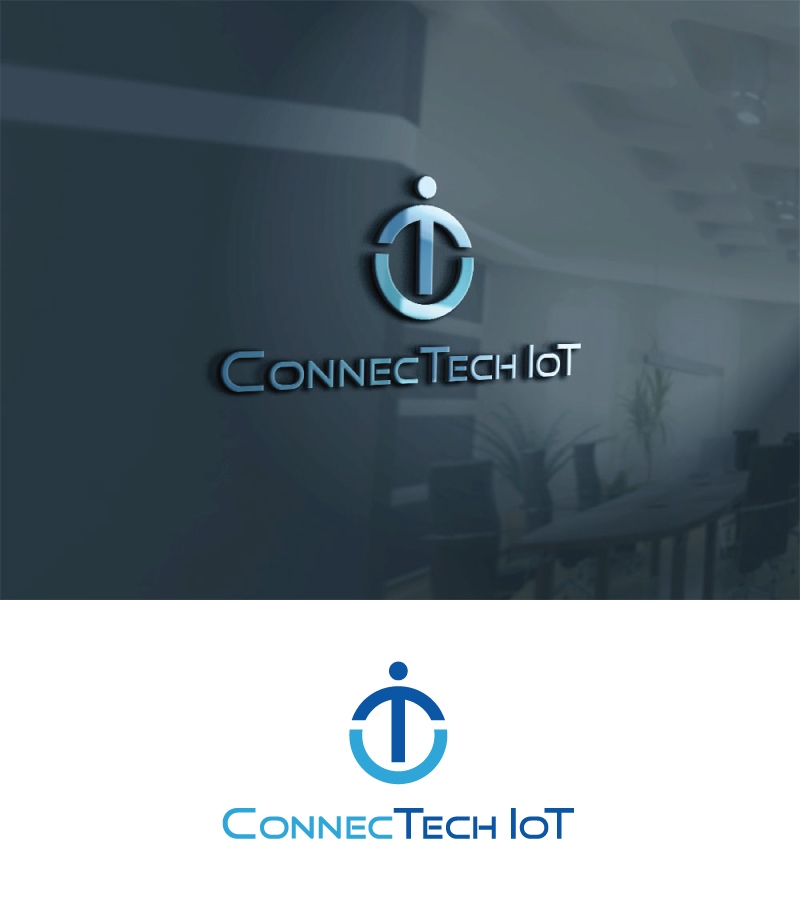 ConnecTech IoT公司徽标设计