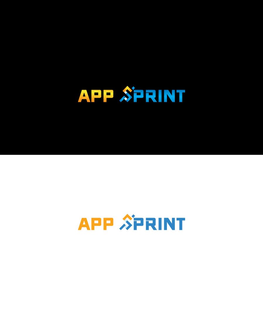 “App Sprint”開發工廠徽標設計