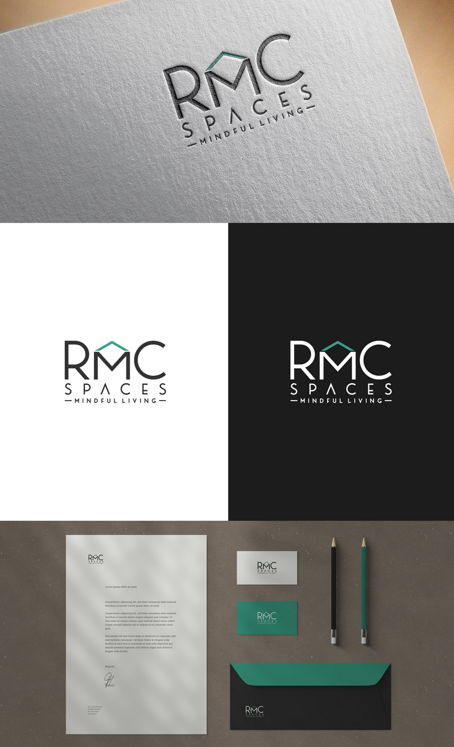 RMC空间徽标和社交页面设计简介