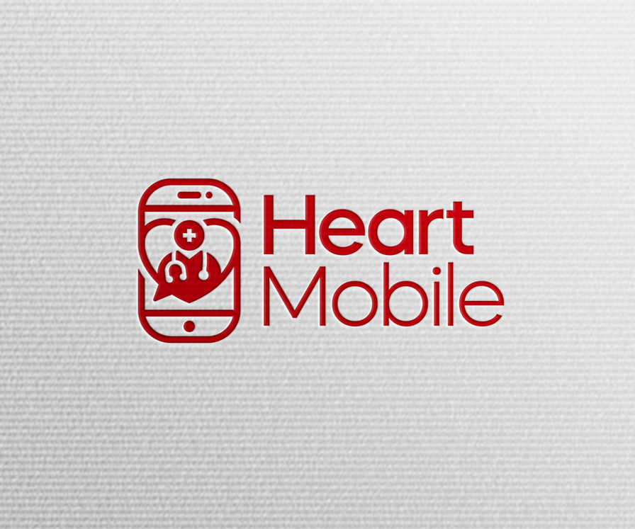 远程医疗服务“心脏移动”标识设计