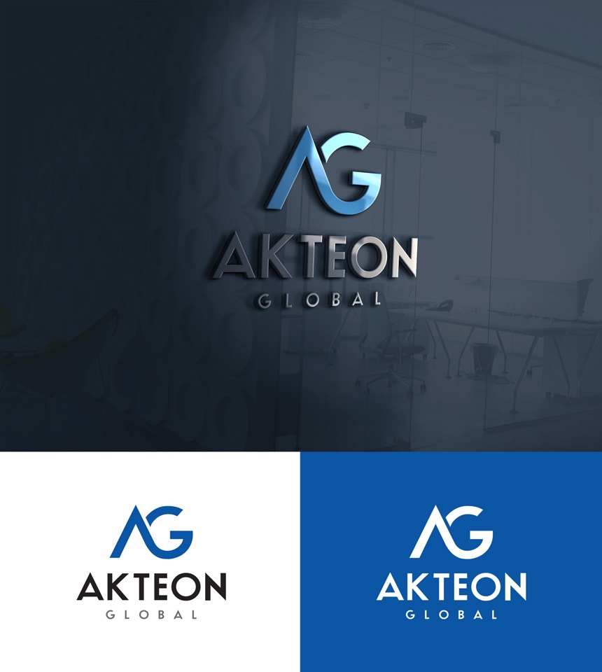 Akteon全球有限公司徽标设计