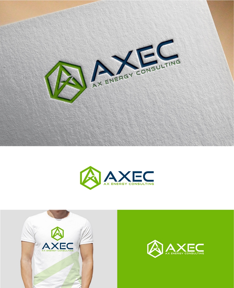 AxEC（AX能源咨询）徽标设计和名片