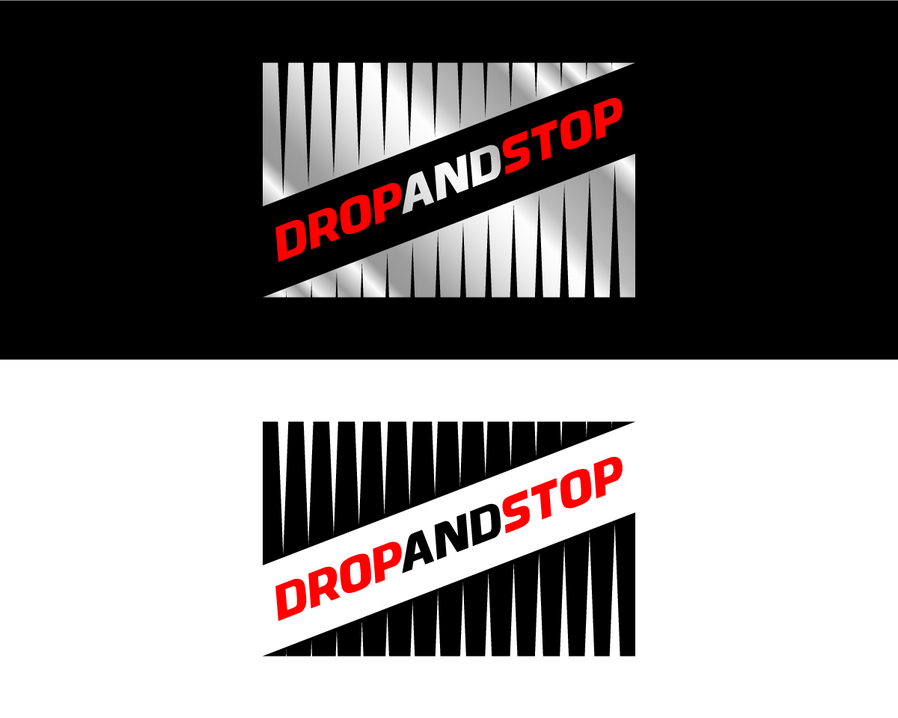 “DropandStop”设计徽标